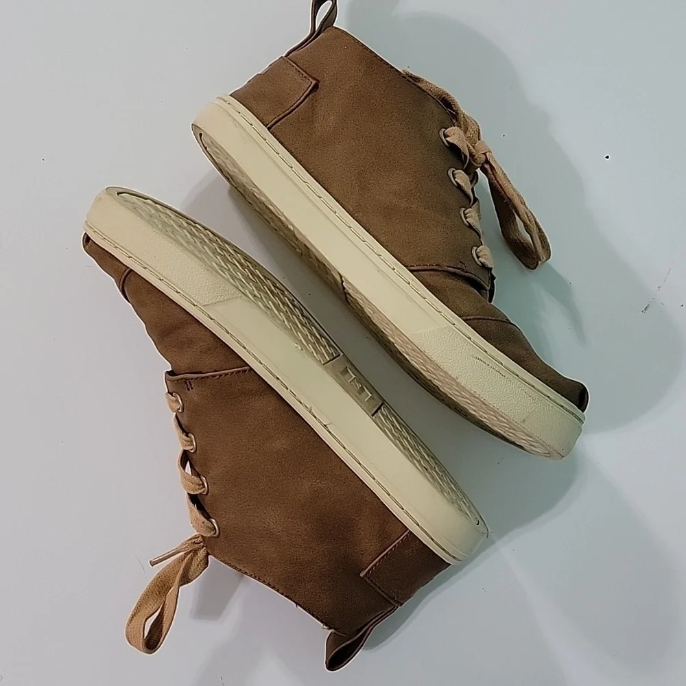 Boys Toms‎ Botas Sneakers, Brown, Size 4, Pre-owned